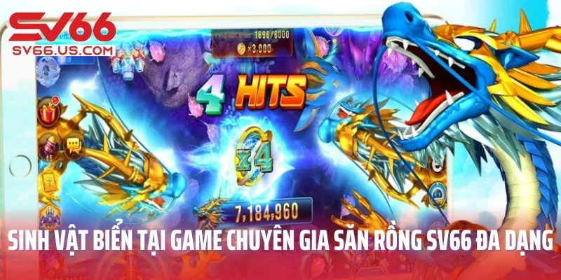 Sinh vật biển tại game chuyên gia săn rồng SV66 đa dạng